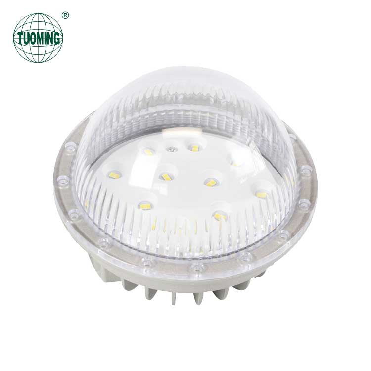 Kuppelkattega plahvatuskindel LED-lamp